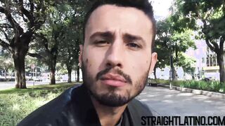 Straight latino breeding for money before POV facial