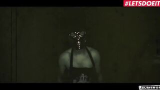 LETSDOEIT - (Jezzicat, Jason Steel) - Halloween With Turned On Possessed Slut Fucks A Long Cock Into The Car