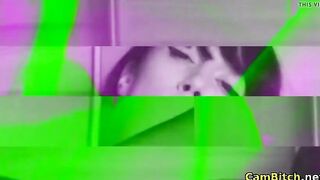 Naughty Babe fucks her pussy with various toys