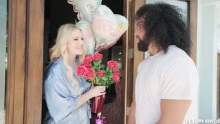 Big surprise to my busty step mom during mothers day