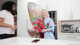 Big surprise to my busty step mom during mothers day