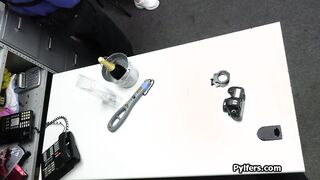 Latina sitter busted and fucked for stealing
