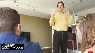 Family Strokes - Freaky Stepsiblings Screwed Each Other Behind Their Parents Back