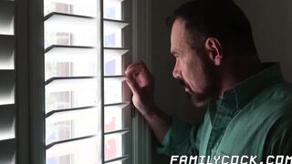 Daddy lets his stepson be the top ass fucker this time