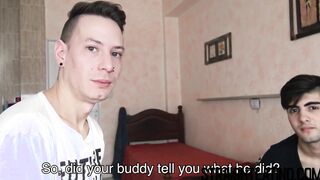 Young gay latino breeding and blowing for money and pleasure