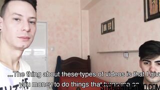 Young gay latino breeding and blowing for money and pleasure