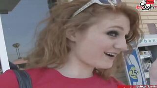 Pussy tattooed red haired barely legal sluts pick up from a long african dick