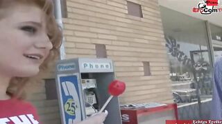 Pussy tattooed red haired barely legal sluts pick up from a long african dick