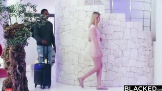 BLACKED huge african penis-liking Huge Boobed Blonde seduces handsome stranger