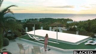 BLACKED huge african penis-liking Huge Boobed Blonde seduces handsome stranger