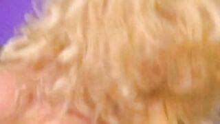 Babe Britt Morgan gives blowjob before doggystyle fucking