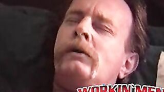 Nasty old man has solo fun in cheap motel room by wanking