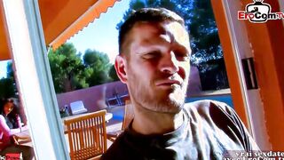 French ebony 19 yo year mature at amateur outdoor three-way ffm