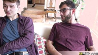 MILF mom fucked in the ass by sons mate