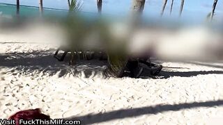 Redhead Slut Sucked and Fucked by a Stranger in a Hotel at a Seaside Resort