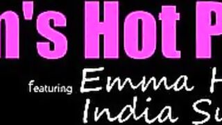 Voluptuous mom India Summer is cooking up a storm. Her stepson Logan Huge finds the pie India has made and