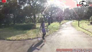 Thin bushy chinese college teens got cummed point of view