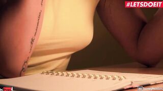 TURNED ON HOSTEL - (Zuzu Sweet, Jesus Reyes) - Bubble Butt Bimbo enjoys Being Stretched By A bbc