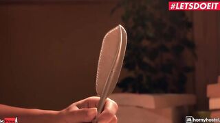 TURNED ON HOSTEL - (Zuzu Sweet, Jesus Reyes) - Bubble Butt Bimbo enjoys Being Stretched By A bbc