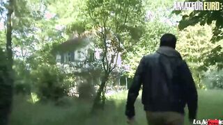 AMATEUREURO - French Lady Has Beauty Outdoor Anal Sex