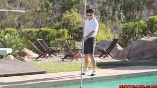 Dakota Payne fucks his hot pool guy Devin Franco
