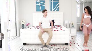 PASSION-HD Candle Lit Masturbation with Hime Marie Caught and Pounded
