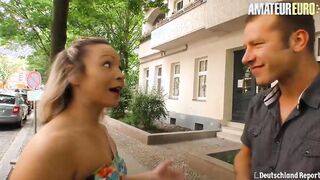 DEUTSCHLANDREPORT - German Blonde Is Turned On For Rough Sex - AMATEUREURO