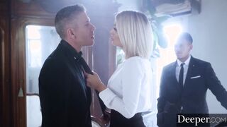 Deeper. Cheating Natalia gets DPed by husband & gf