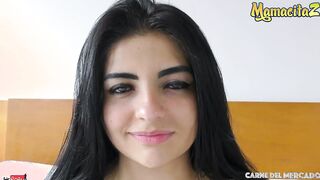 CARNEDELMERCADO - LEIDY SILVA CURVY LATINA TAKES two COCKS IN CRAZY SEXY MMF three WAY