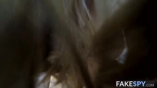Amazing babe pounded by her employer on a job interview POV