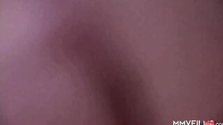 Slender cougar wife taking dick into 3-way