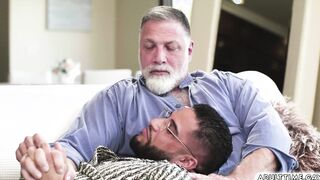 Steamy threesome sex with gay couples Brock and Rick