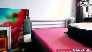 German real couple try porn with small tits mistress