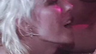 Naughty lesbians rimming and toying asses during group sex