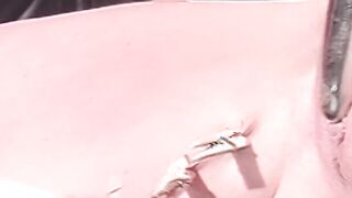 Kinky redhead enjoys hardcore spanking and rough domination
