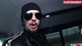 BUMSBUS - Huge Titties Anna Von Morgenstern Takes Gigantic Dick In The Backseat - LETSDOEIT
