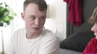 Give my step mom creampie while my friend watches