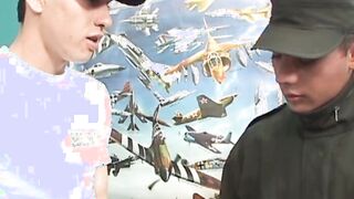 Amateur dick riding twink pleasures a security guard pervert