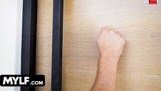 Mylf - Lucky Dude Visits His Friend's Lonely Housewife And Comforts Her With His Throbbing Dick