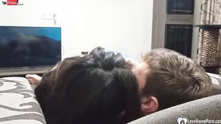 Stepsister loves taking care of his hard dick