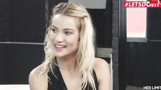 HERLIMIT - (Cherry Kiss, Mike Chapman) - Gigantic Butt Blonde Skank Has Insane Anal Sex With long african dick