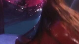 Redhead femdom shows dominance over bound sub