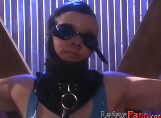 Redhead femdom shows dominance over bound sub