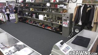 Broker gives cutie cash for servicing his rock solid cock
