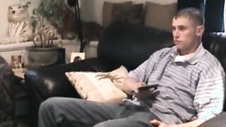 Amateur butt buddy in an awesome dick sucking homemade video