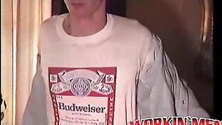 Nasty old twink Tim just loves jerkin his gherkin when solo