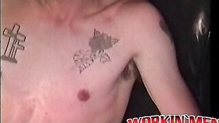 Nasty old twink Tim just loves jerkin his gherkin when solo