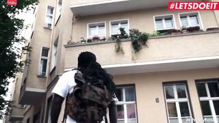 TURNED ON HOSTEL Hostel babe Eveline Dellai Getting Rough BBC Anal