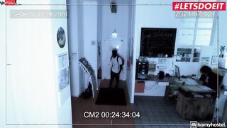 TURNED ON HOSTEL Hostel babe Eveline Dellai Getting Rough BBC Anal