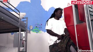 TURNED ON HOSTEL Hostel babe Eveline Dellai Getting Rough BBC Anal